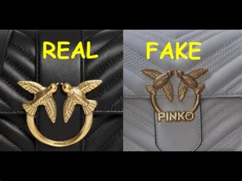 pinko bag fake vs real